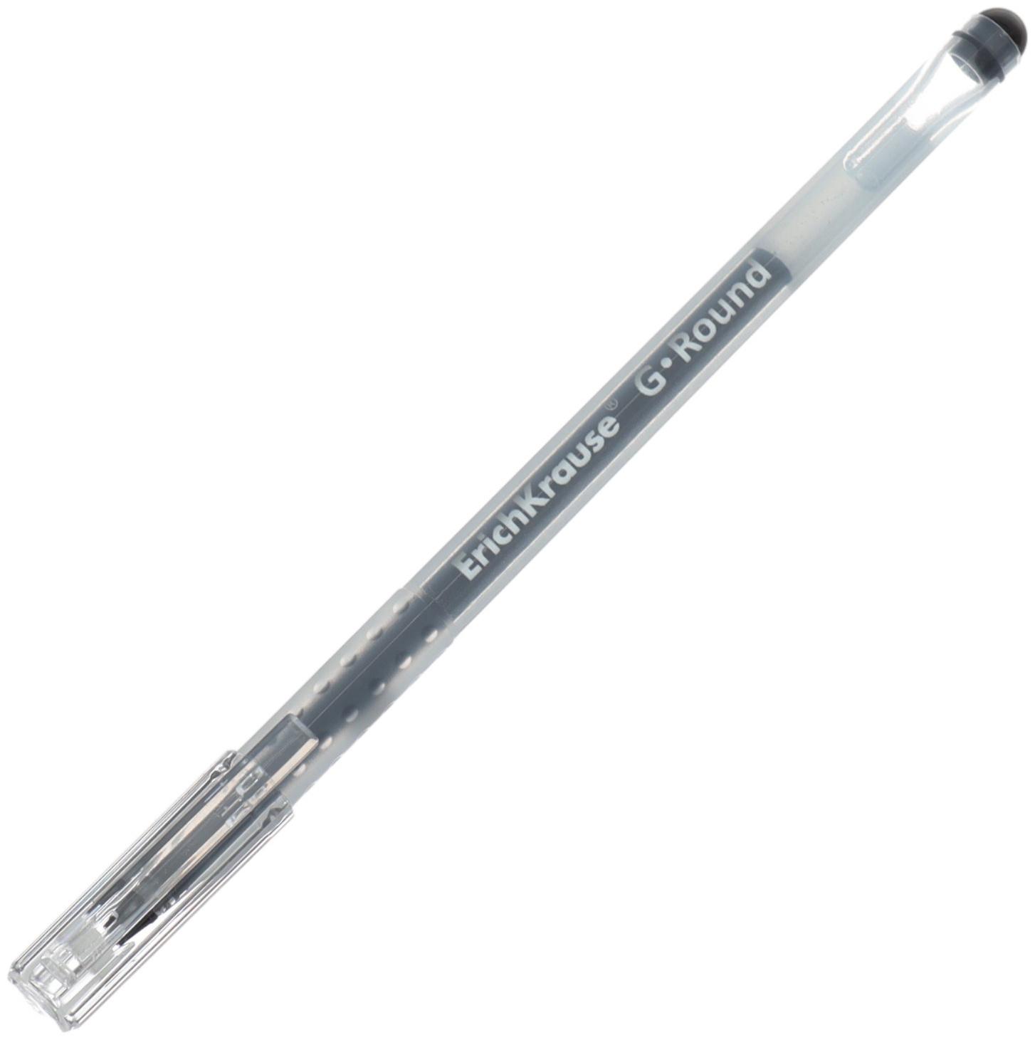 Ручка гелевая, ErichKrause, G-Round Stick Classic узел 0.5 мм, черная