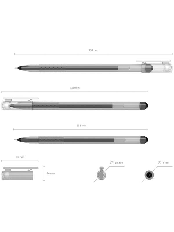 Ручка гелевая, ErichKrause, G-Round Stick Classic узел 0.5 мм, черная