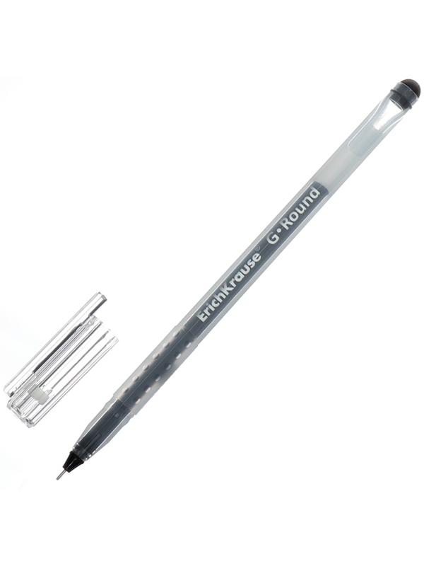 Ручка гелевая, ErichKrause, G-Round Stick Classic узел 0.5 мм, черная