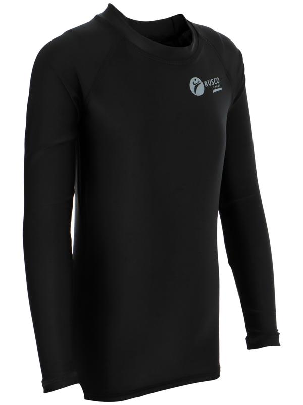 Рашгард для MMA детский Rusco Sport ONLY BLACK, р. S, цвет чёрный