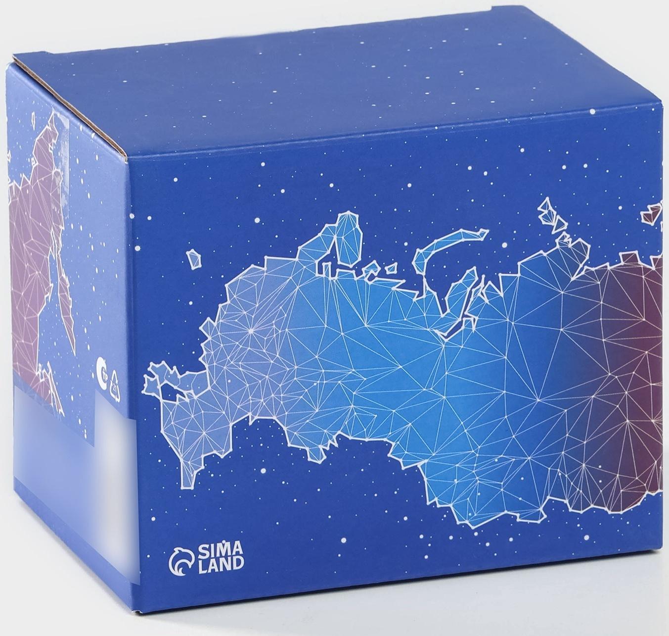 Кружка керамическая «Флаг России», 340 мл