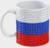 Кружка керамическая «Флаг России», 340 мл