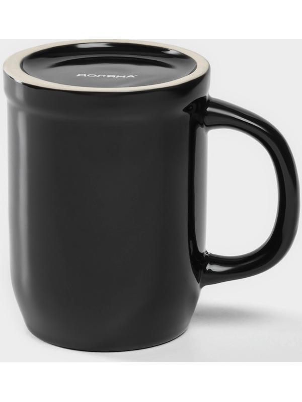 Кружка пивная керамическая Доляна, 500 мл, 15×10,3×14 см, цвет чёрный