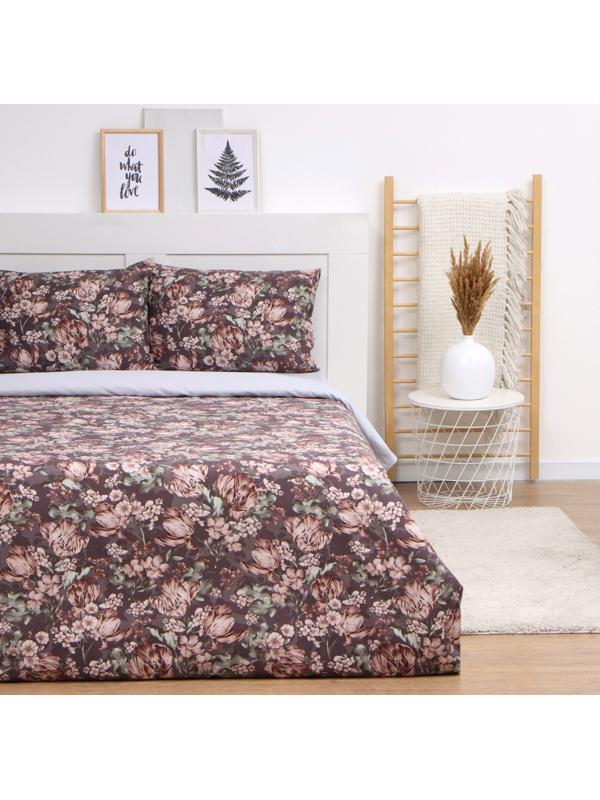 Постельное бельё LoveLife 2сп Autumn 175х215см,200х240см,50х70см-2шт, жатка, 100% п/э, 100гр/м2