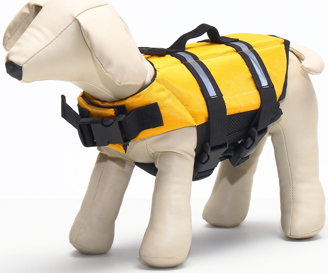 Спасательный жилет для собак 3-7 кг, размер XS (ДС 21, ОГ 30-42, ОШ 25-35 см)