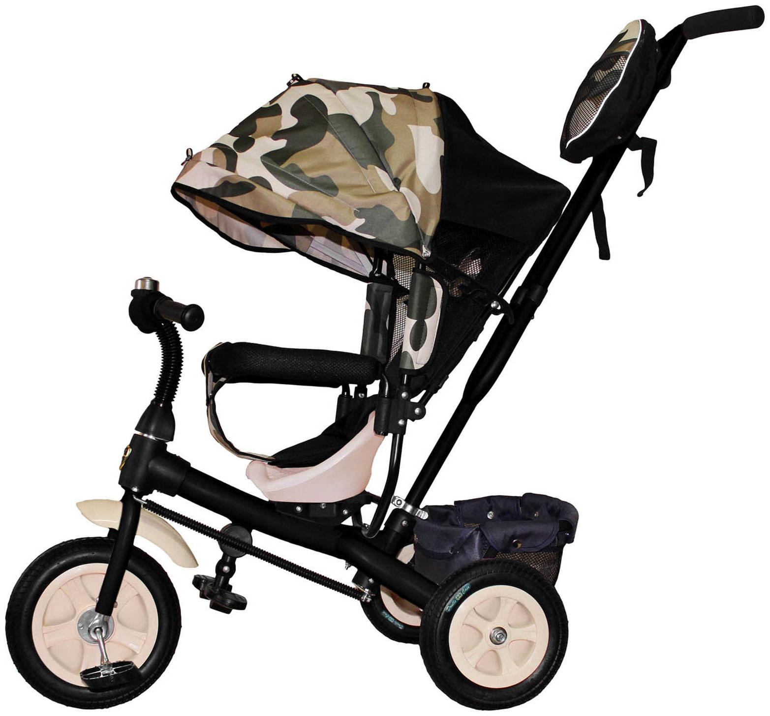 Велосипед трёхколёсный Vivat 1, принт хаки