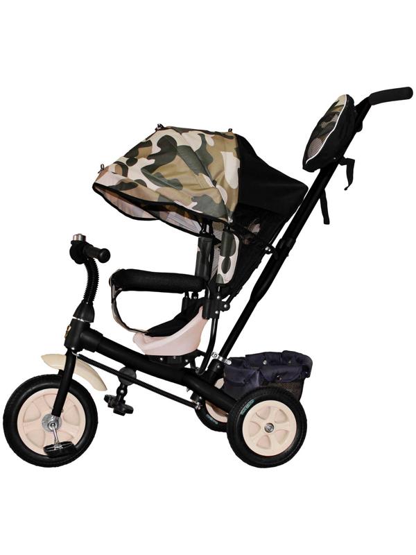 Велосипед трёхколёсный Vivat 1, принт хаки