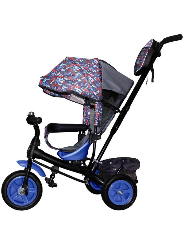 Велосипед трёхколёсный Vivat 1, принт стрелки, красный