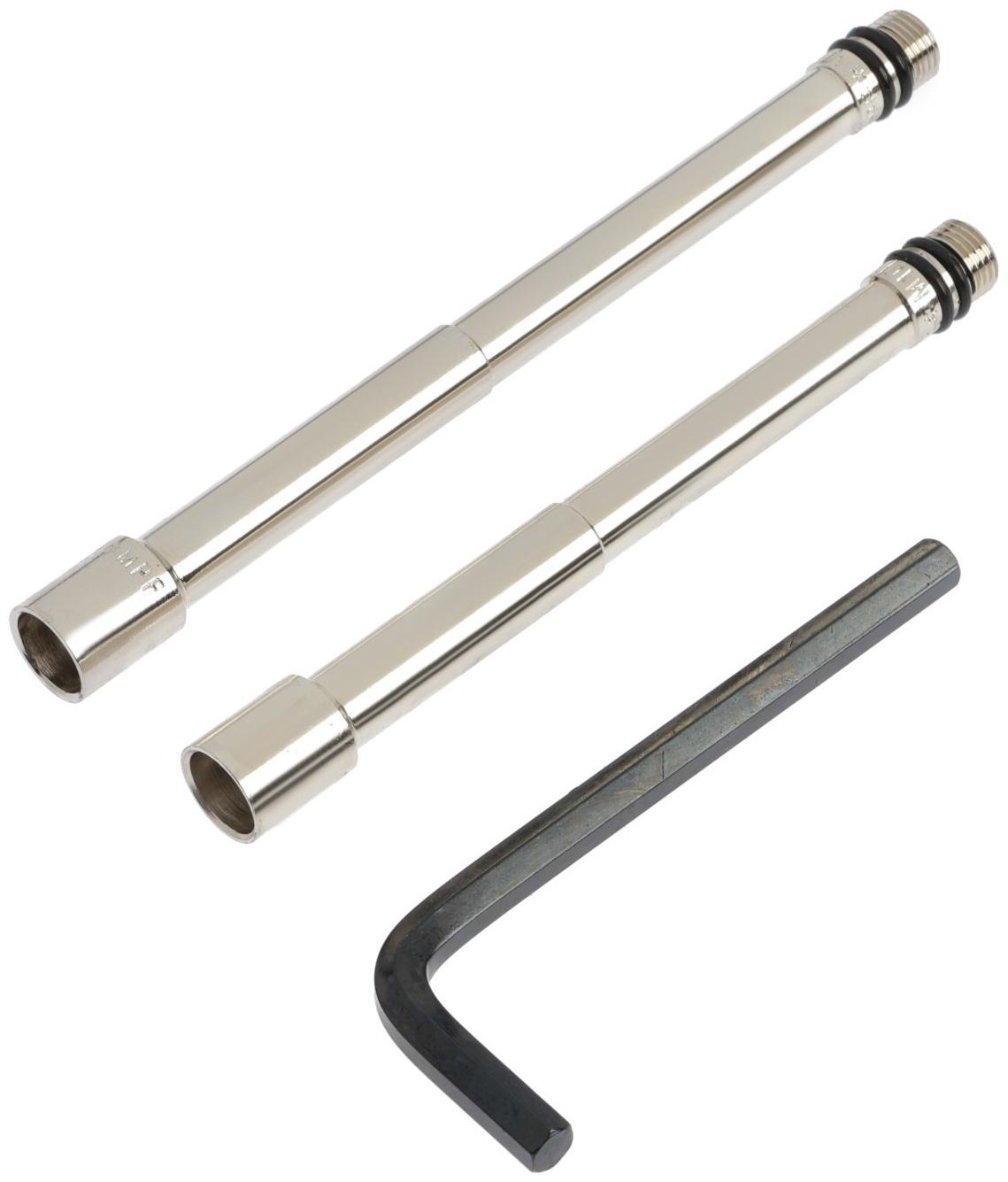 Набор удлинителей для подводки смесителя MasterProf ИС.101083, 140 мм+120 мм, шестигранник