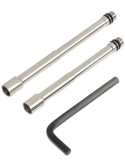 Набор удлинителей для подводки смесителя MasterProf ИС.101083, 140 мм+120 мм, шестигранник