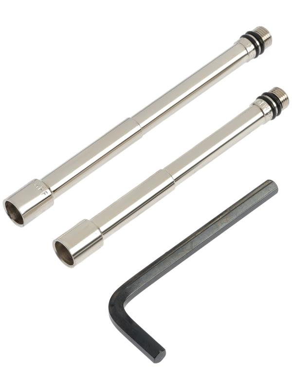 Набор удлинителей для подводки смесителя MasterProf ИС.101083, 140 мм+120 мм, шестигранник