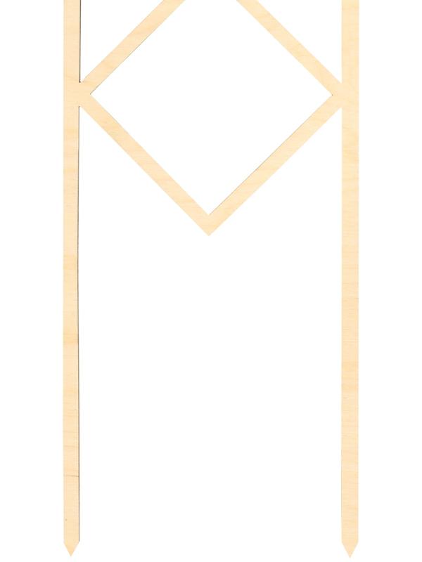 Шпалера дерево 46 х 12 см 