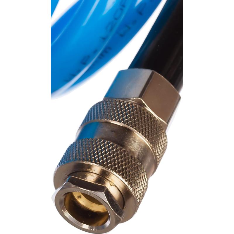 Шланг пневматический спираль FUBAG 10м, ПУ, 15бар, 6x10мм (170301)