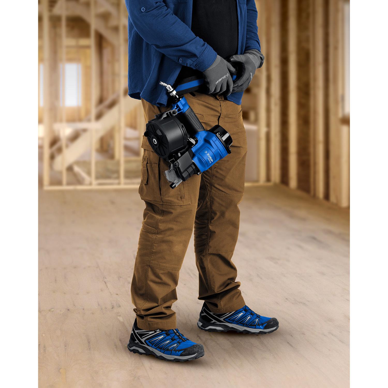 ЗУБР CNW-57 пневматический нейлер для барабанных гвоздей ЗУБР CNW (35-57 мм), Профессионал (31910)