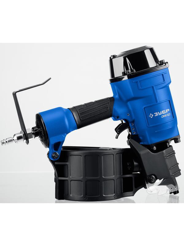 ЗУБР CNW-70, пневматический нейлер для барабанных гвоздей ЗУБР CNW (45-70 мм), Профессионал (31912)