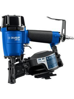 ЗУБР CRN-45, пневматический кровельный нейлер для барабанных гвоздей ЗУБР CRN (22-45 мм), Профессионал (31920)