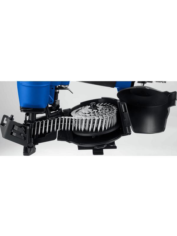 ЗУБР CRN-45, пневматический кровельный нейлер для барабанных гвоздей ЗУБР CRN (22-45 мм), Профессионал (31920)