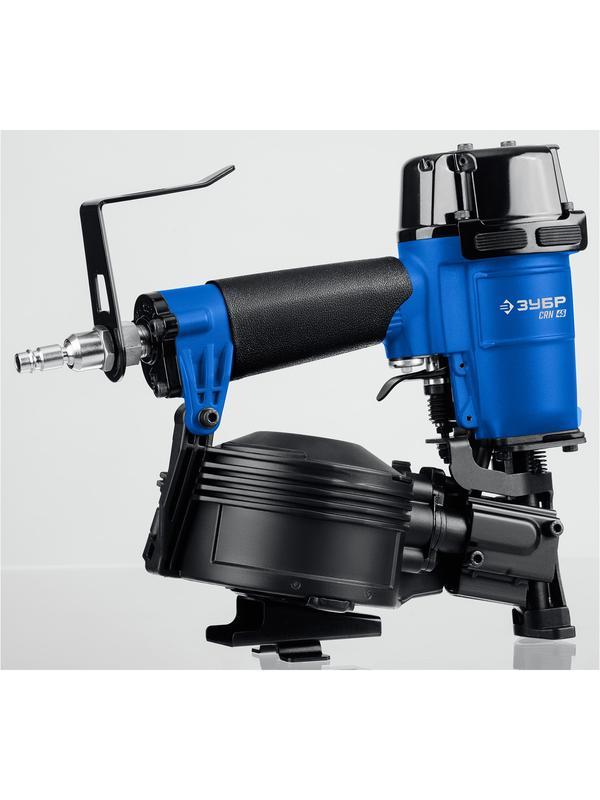 ЗУБР CRN-45, пневматический кровельный нейлер для барабанных гвоздей ЗУБР CRN (22-45 мм), Профессионал (31920)
