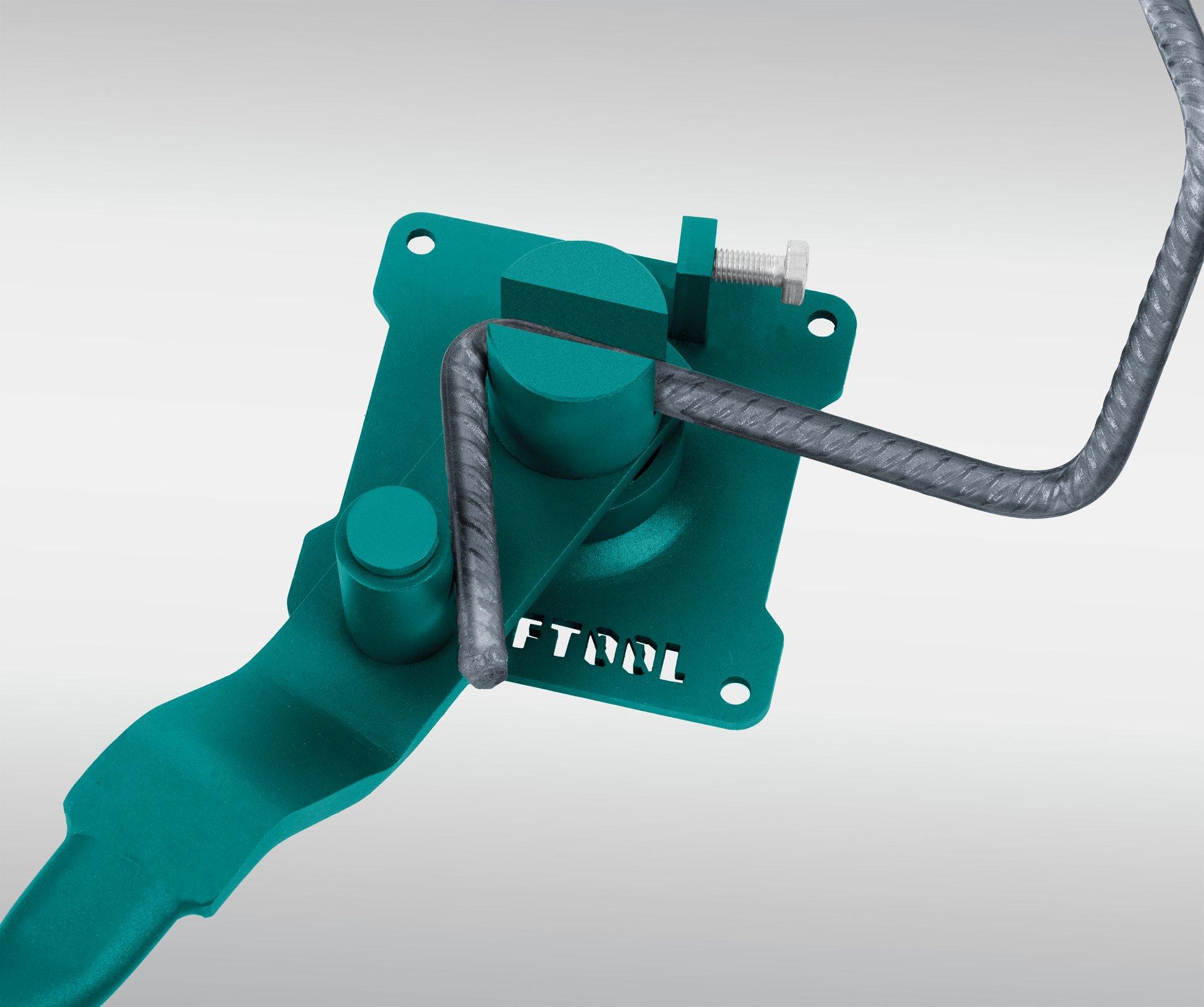 Ручной станок для гибки арматуры на подшипнике KRAFTOOL 12 E, острый гиб