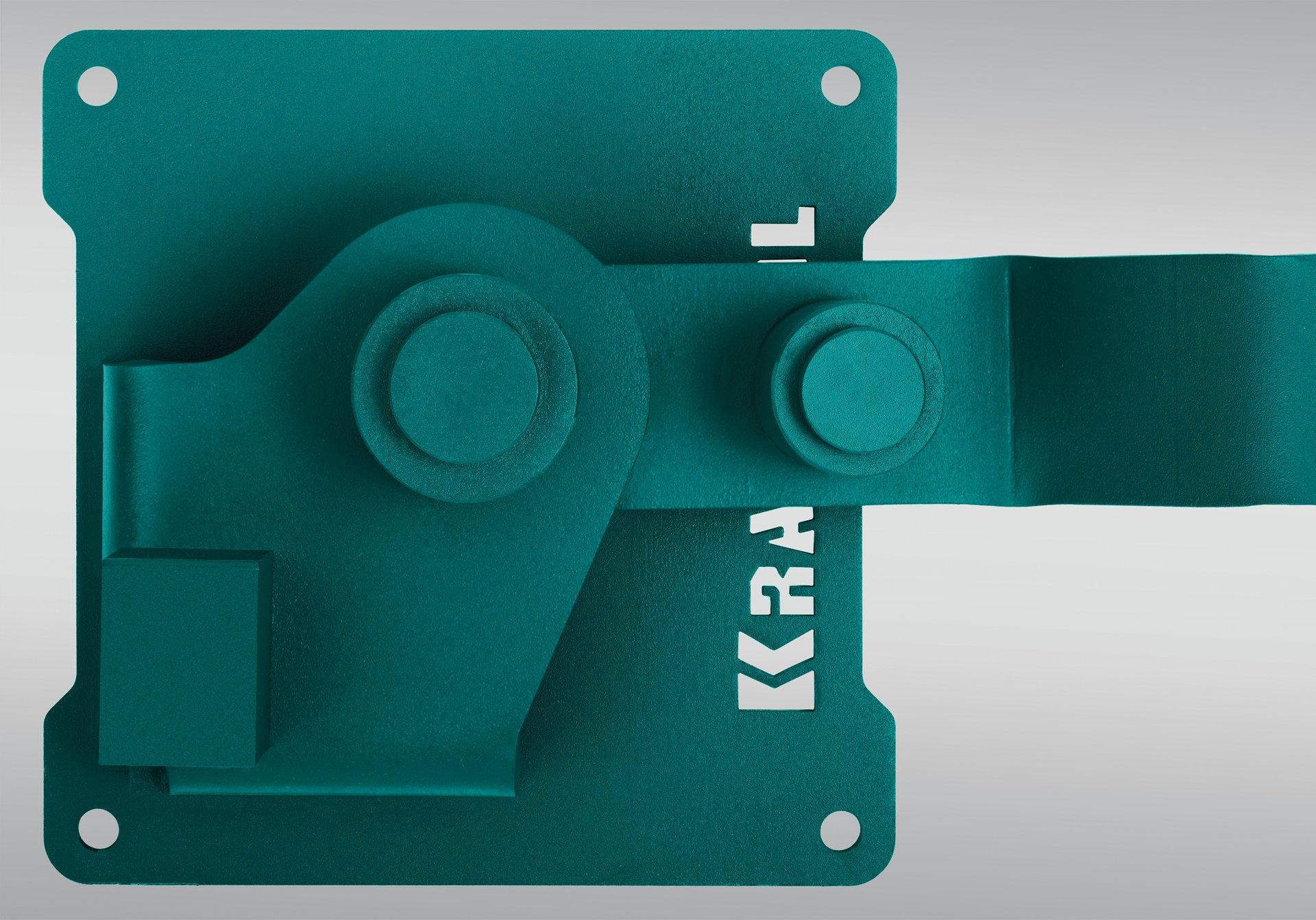 Ручной станок для гибки арматуры на подшипнике KRAFTOOL 16 PT, плавный гиб