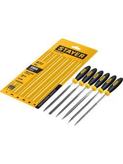STAYER 150 мм, 6 предм., набор надфилей, Professional (16010-H6)