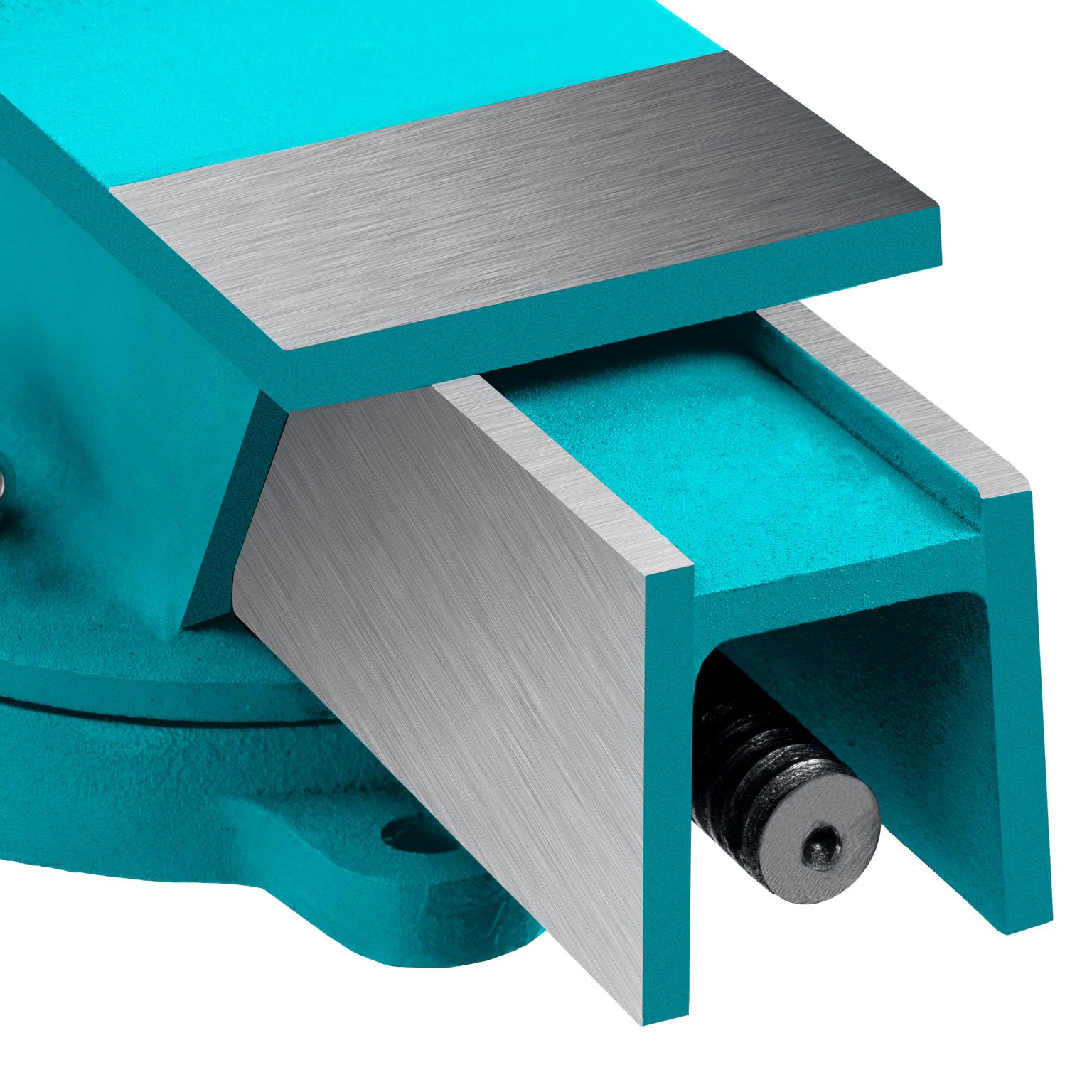 СИБИН 200 мм, Стальные слесарные тиски (3244-200)