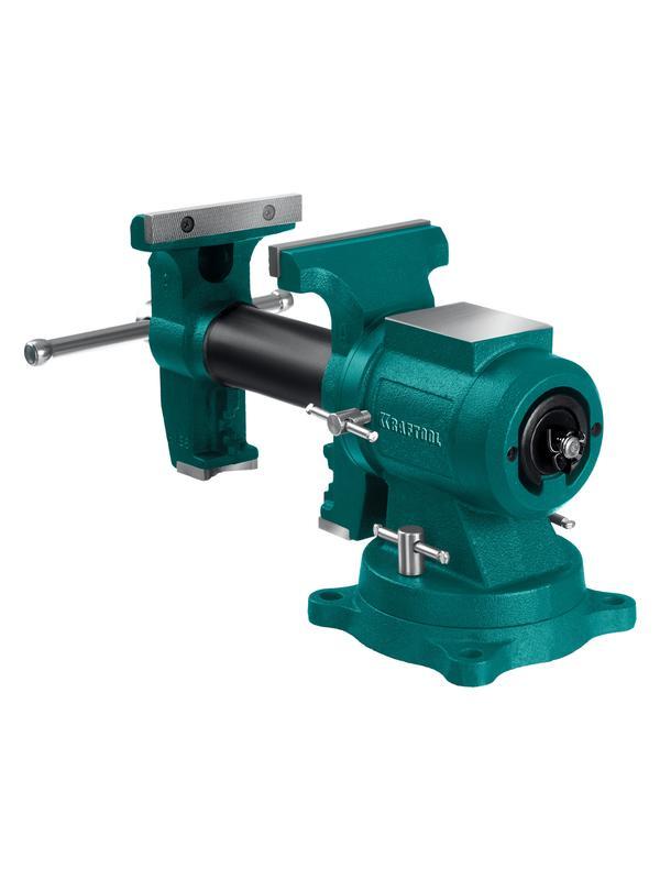 KRAFTOOL 3D Multi-Purpose, 125 мм, Чугунные слесарные тиски (32706-125)