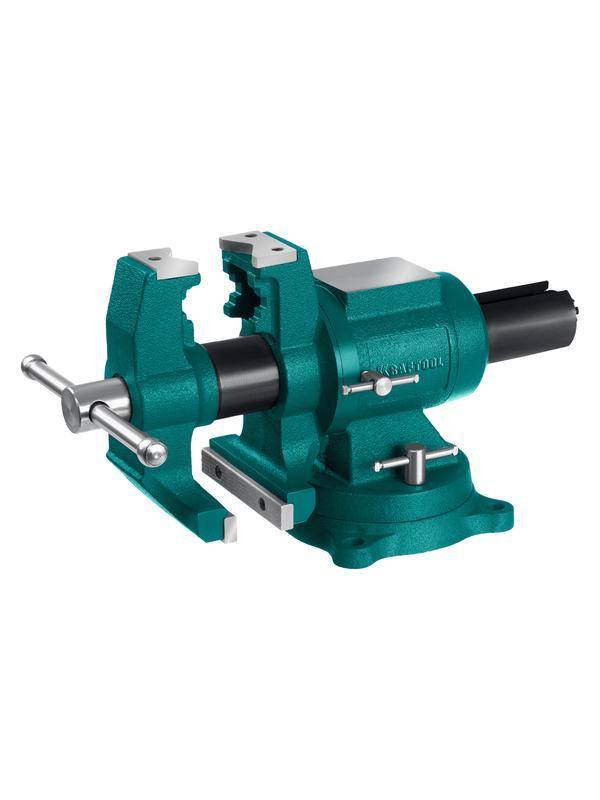 KRAFTOOL 3D Multi-Purpose, 125 мм, Чугунные слесарные тиски (32706-125)
