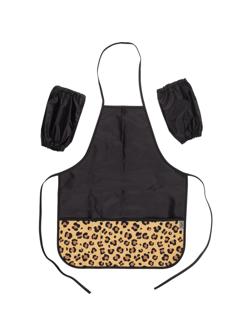 Фартук для труда Комус Класс LEO бежевый, нарукавники, 490x390 мм,ФН 61-1