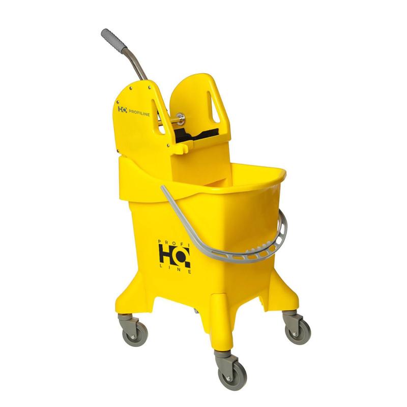 Тележка одноведерная с универсальным отжимом жлт 31л HQ Profiline  73888_БК