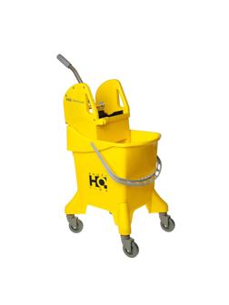 Тележка одноведерная с универсальным отжимом жлт 31л HQ Profiline  73888_БК
