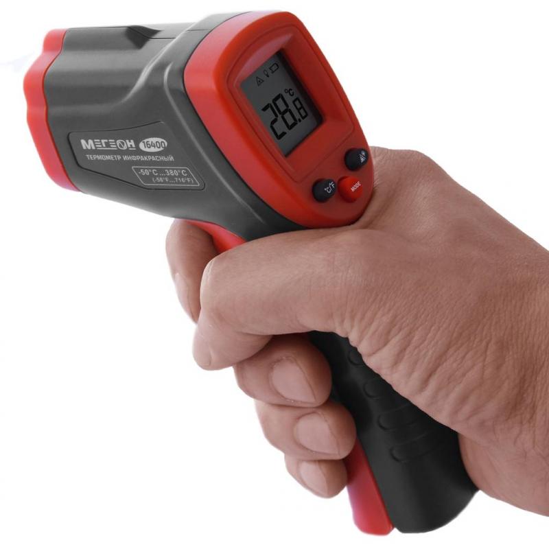 Термометр бесконтактный (пирометр) МЕГЕОН 16400
