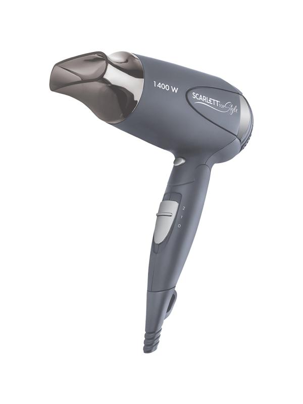 Фен SCARLETT SC-074, 1400Вт, серый