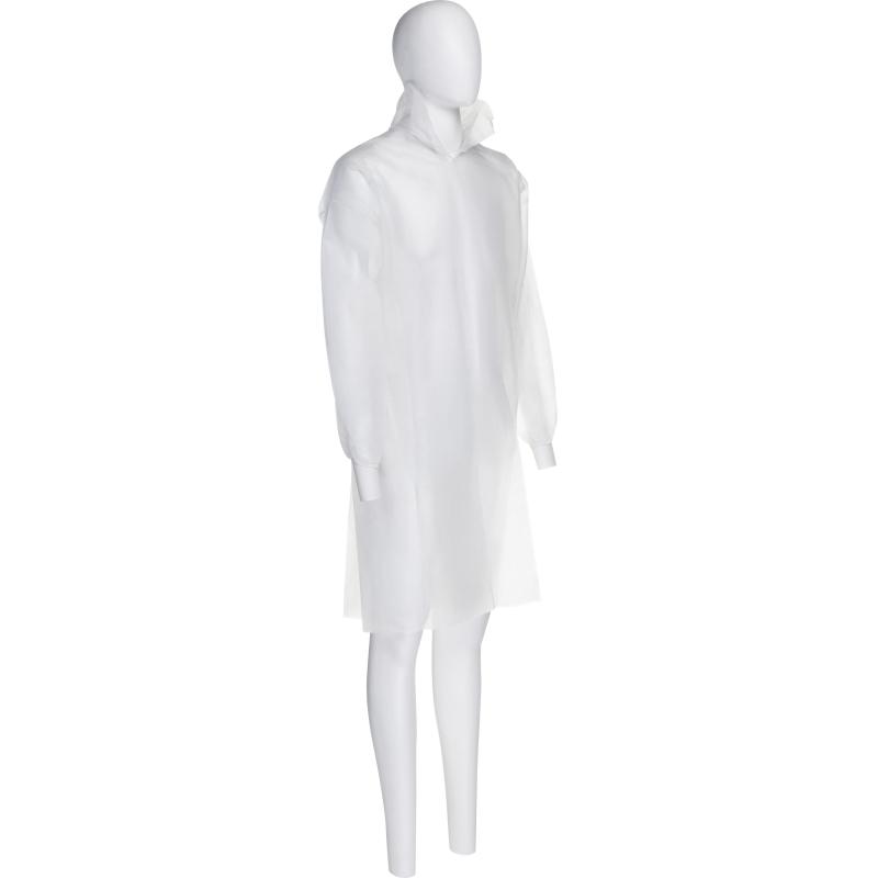 Халат медицинский одноразовый на кнопках, 30 гр/м2