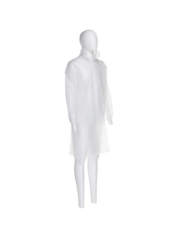 Халат медицинский одноразовый на кнопках, 30 гр/м2