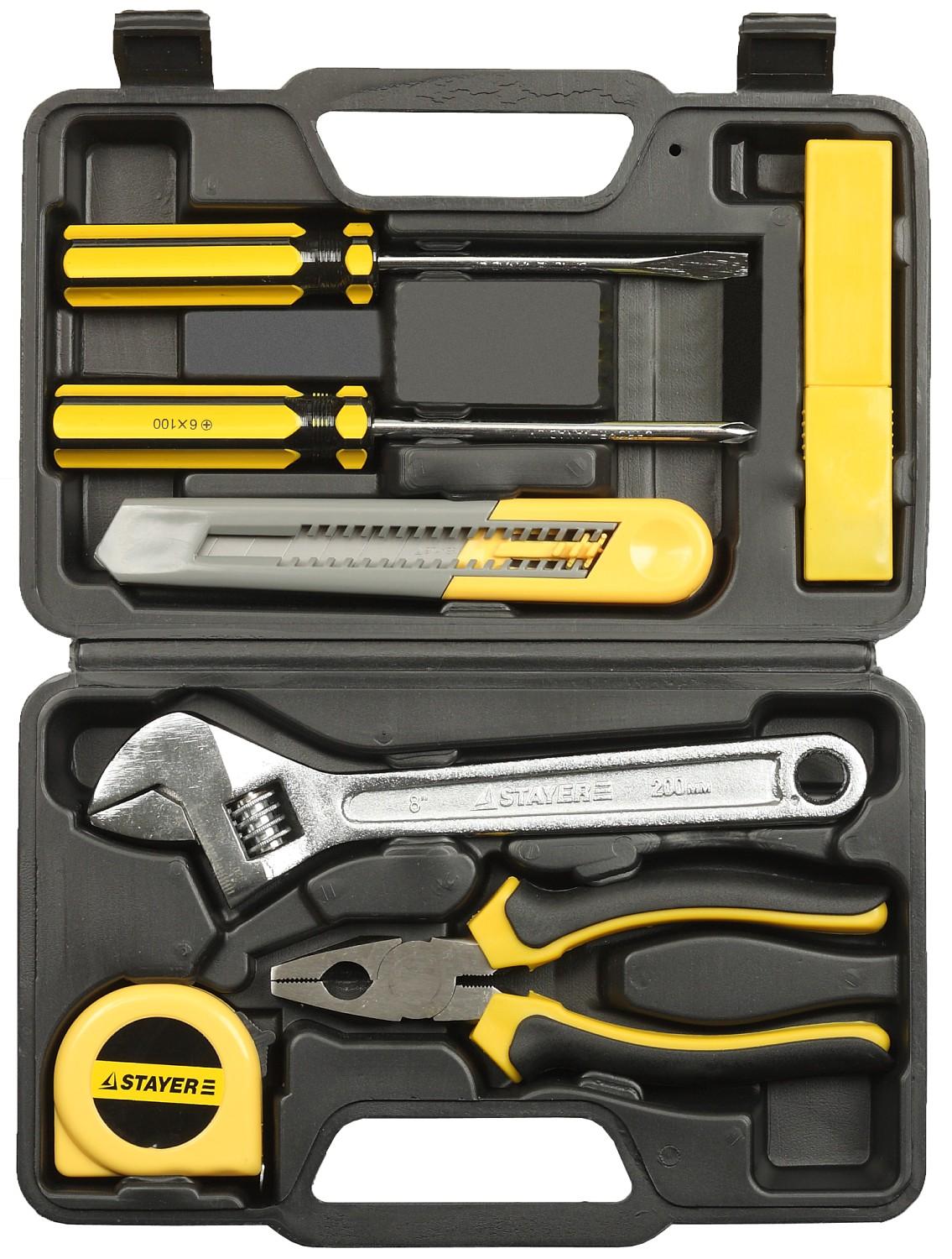 STAYER 7 предм., универсальный набор для ремонтных работ (2205-H8)