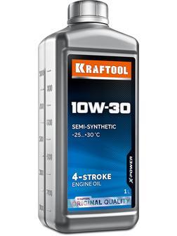 KRAFTOOL 10W-30, 1 л, полусинтетическое масло для 4-тактных двигателей (41510-1)