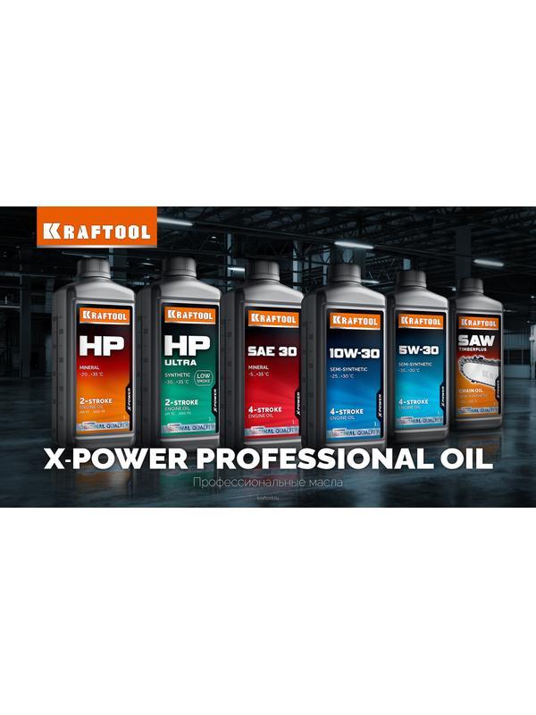 KRAFTOOL 10W-30, 1 л, полусинтетическое масло для 4-тактных двигателей (41510-1)