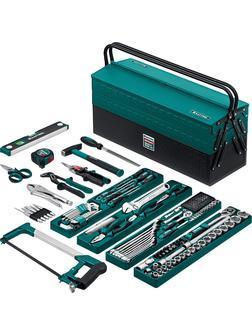 KRAFTOOL GRAND-152, 152 предм., (1/2″+1/4″), Универсальный набор инструмента (27978-H152)