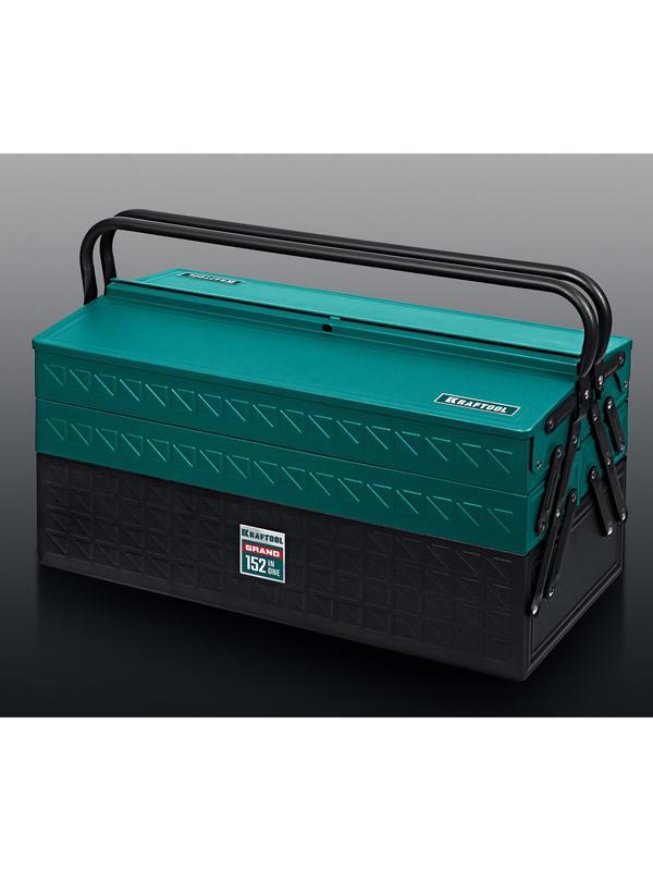 KRAFTOOL GRAND-152, 152 предм., (1/2″+1/4″), Универсальный набор инструмента (27978-H152)