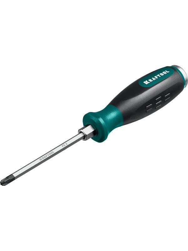 KRAFTOOL IMPACT PZ 3, сквозной стержень Cr-Mo, Ударная отвертка (250035-3)