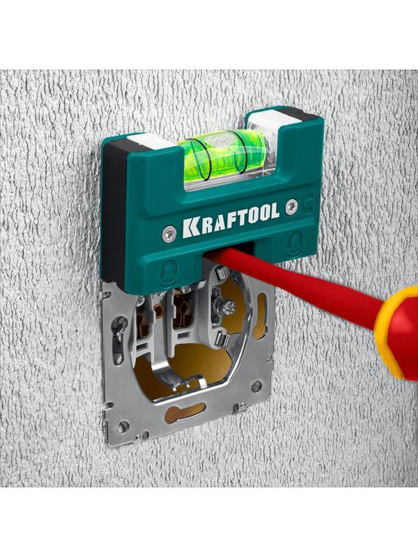 KRAFTOOL Electrо 76 мм, магнитный уровень (34786)