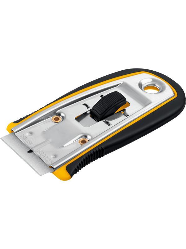 STAYER 40 мм, 5 доп. лезвий, скребок с выдвижным лезвием (08537)