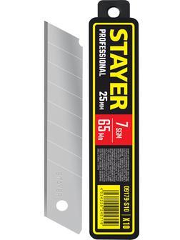 STAYER 25 мм, 10 шт, сегментированные лезвия (09179-S10)