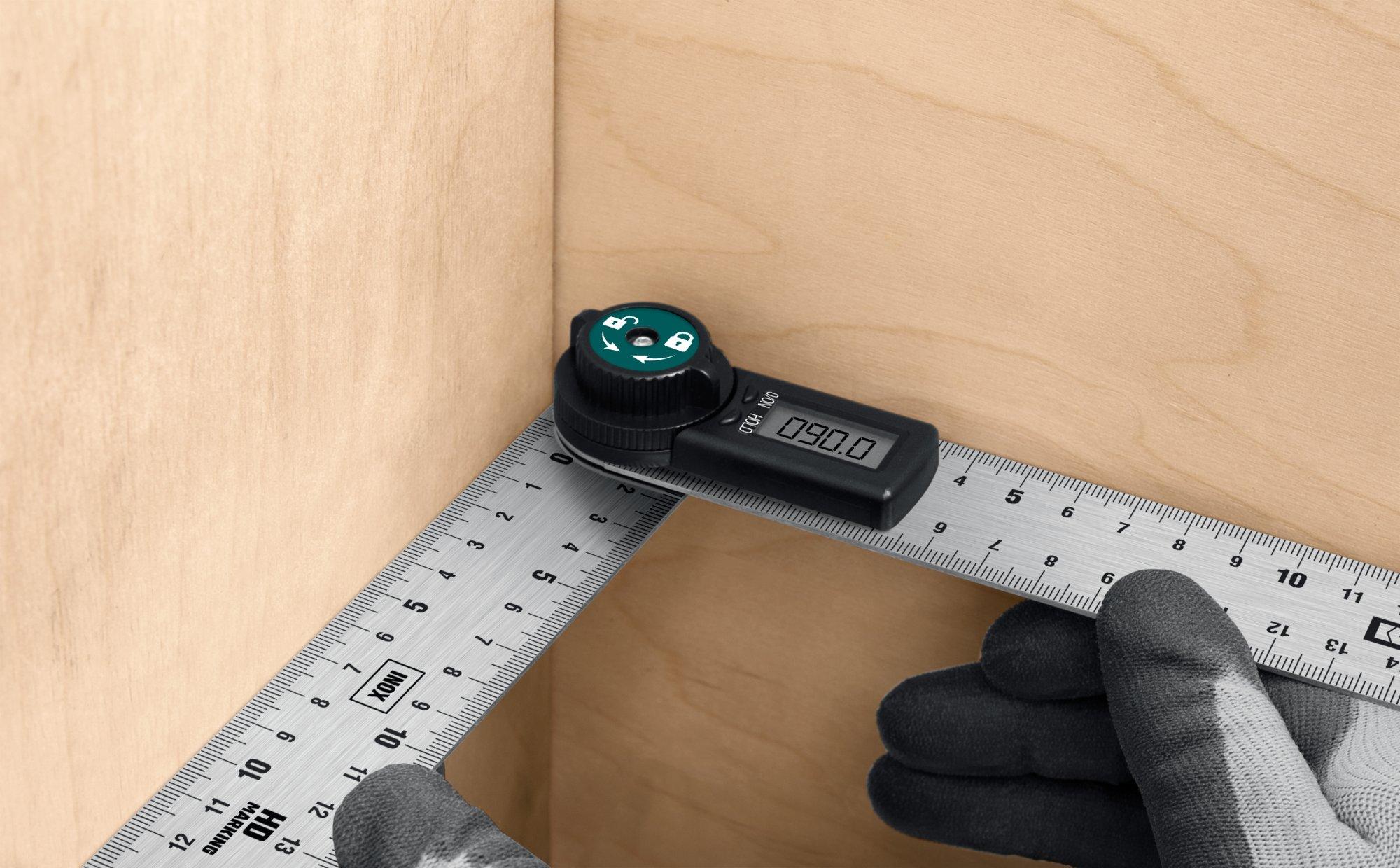 KRAFTOOL DPM-20 200 мм, Электронный транспортир-угломер (34682)