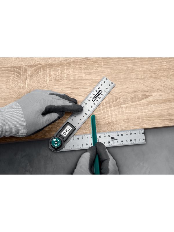 KRAFTOOL DPM-20 200 мм, Электронный транспортир-угломер (34682)