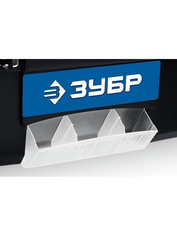 ЗУБР ДЕСНА-22, 557 x 284 x 236 мм, (22″), Пластиковый ящик для инструментов (38181-22)