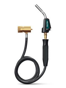 KRAFTOOL KS-8000, со шлангом 1.4м с пьезоподжигом на баллон турбо нагрев + 30% 2000°C, Газовая горелка Blue Fire (55512)