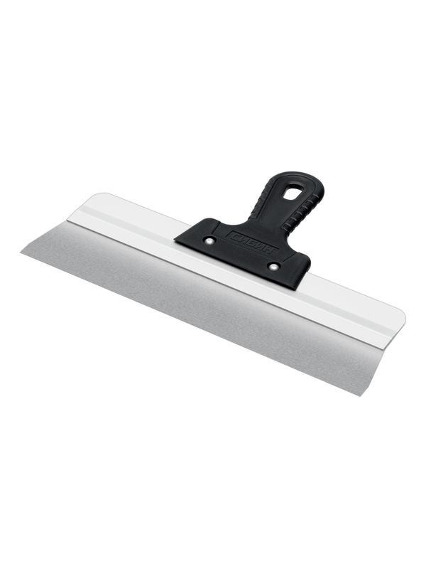 СИБИН 350 мм, усиленный фасадный нержавеющий шпатель, алюминиевая направляющая, 1к ручка (10083-35)