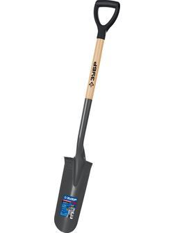 ЗУБР Фаворит, 353х152х1120мм, полотно 1.7мм, закалено, дерев. лакир. черенок высш. сорт с рукояткой, дренажная лопата, ПРОФЕССИОНАЛ (4-39515)